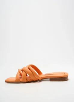 Mules/sabots Mi/mai Orange Talon Plat Jusqu'à 3cm