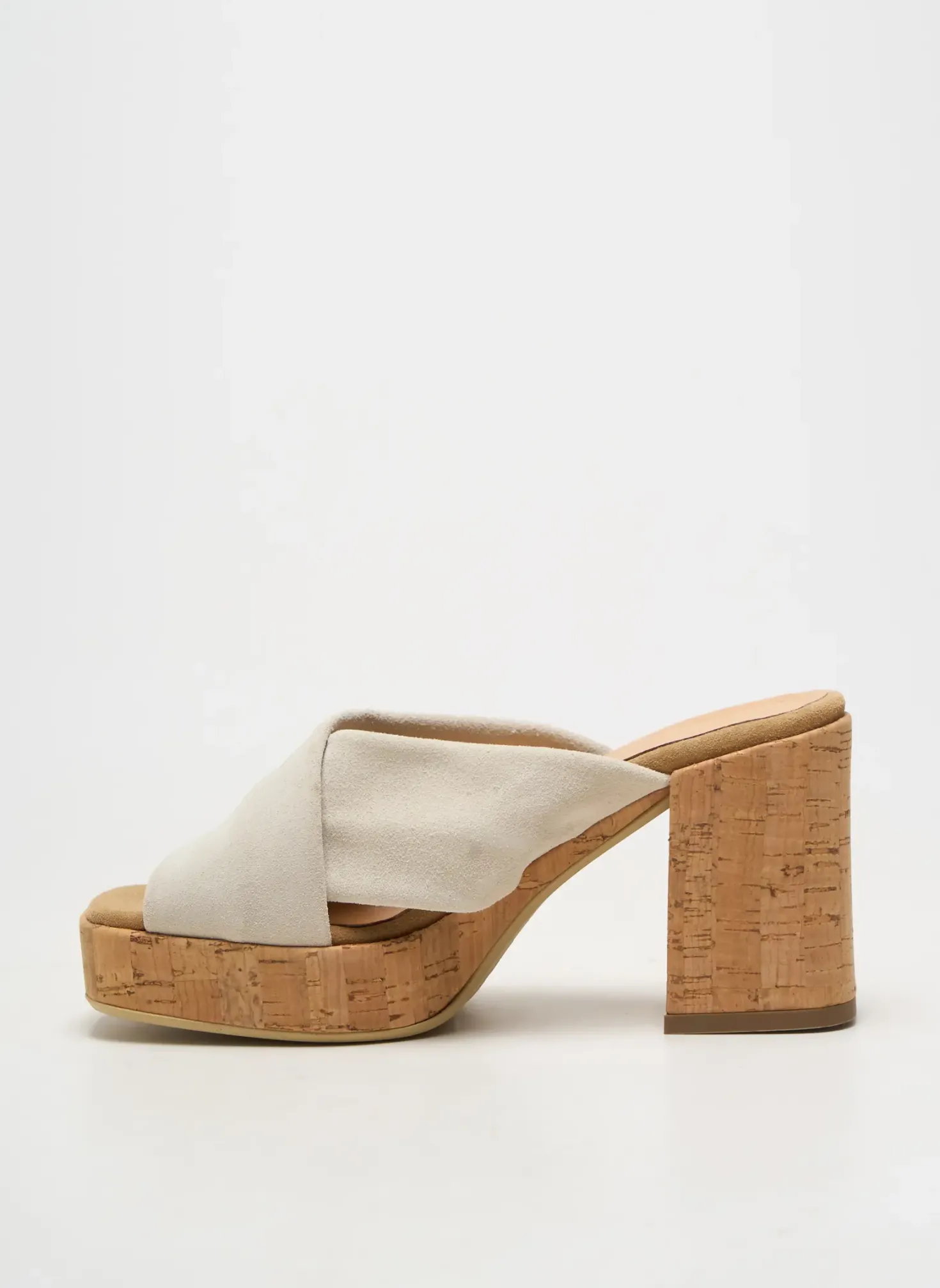 Mules/sabots Minka Design Gris Talon De 7 À 9cm