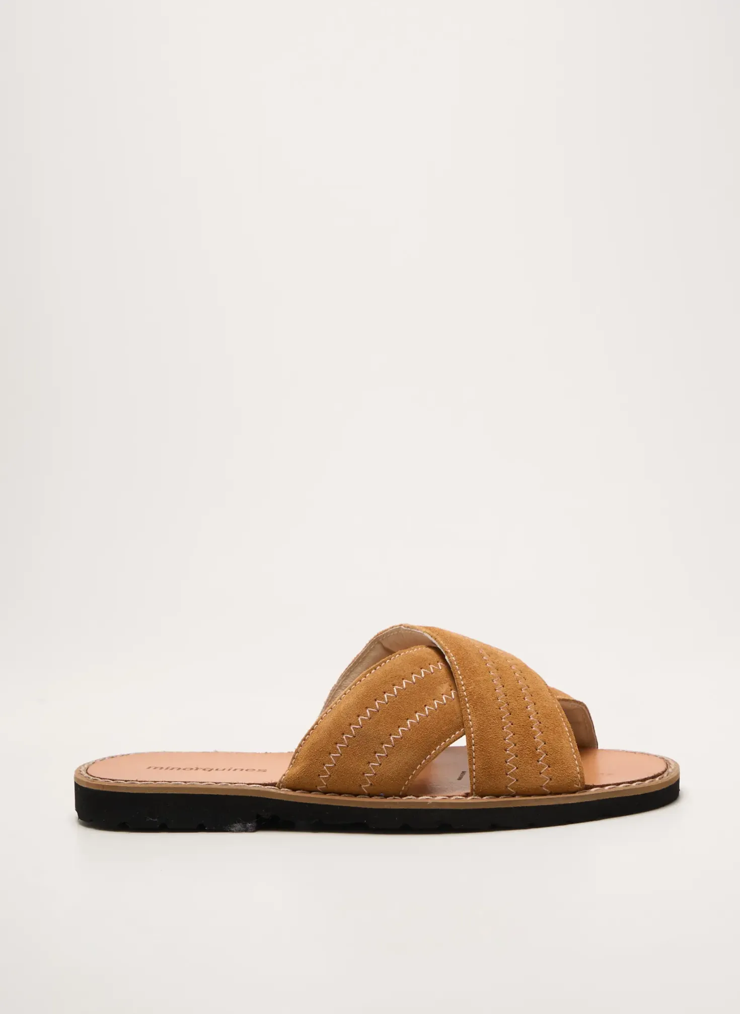 Mules/sabots Minorquines Marron Talon Plat Jusqu'à 3cm
