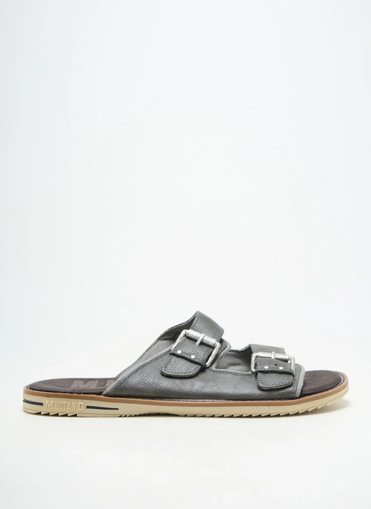 Mules/sabots Mustang Gris Bout Ouvert