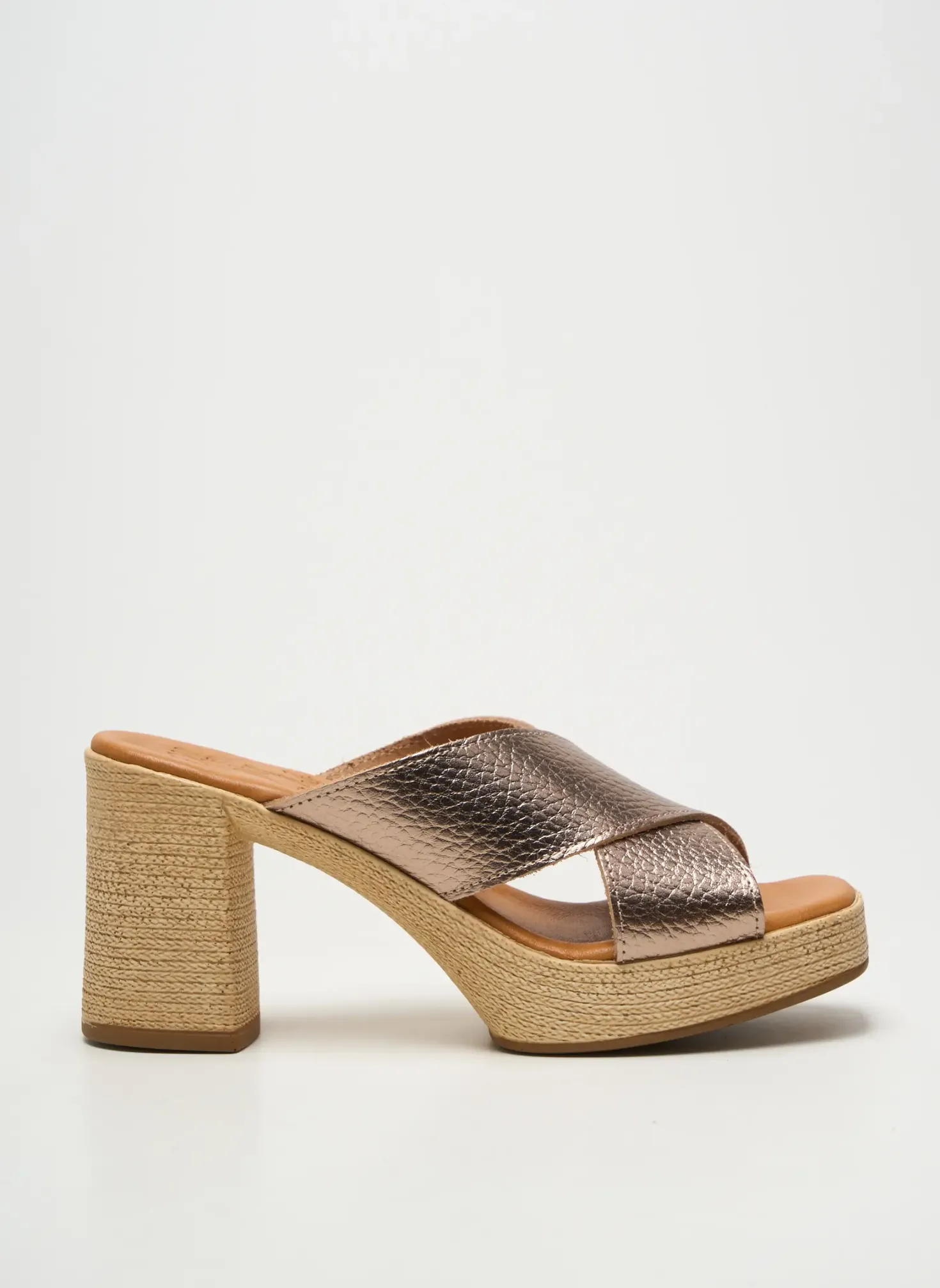 Mules/sabots Oh ! My Sandals Marron Talon De 7 À 9cm