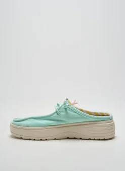Mules/sabots Pitas Bleu Talon De 4 À 6cm
