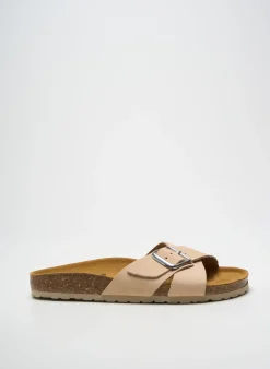 Mules/sabots Santafe Beige Talon Plat Jusqu'à 3cm