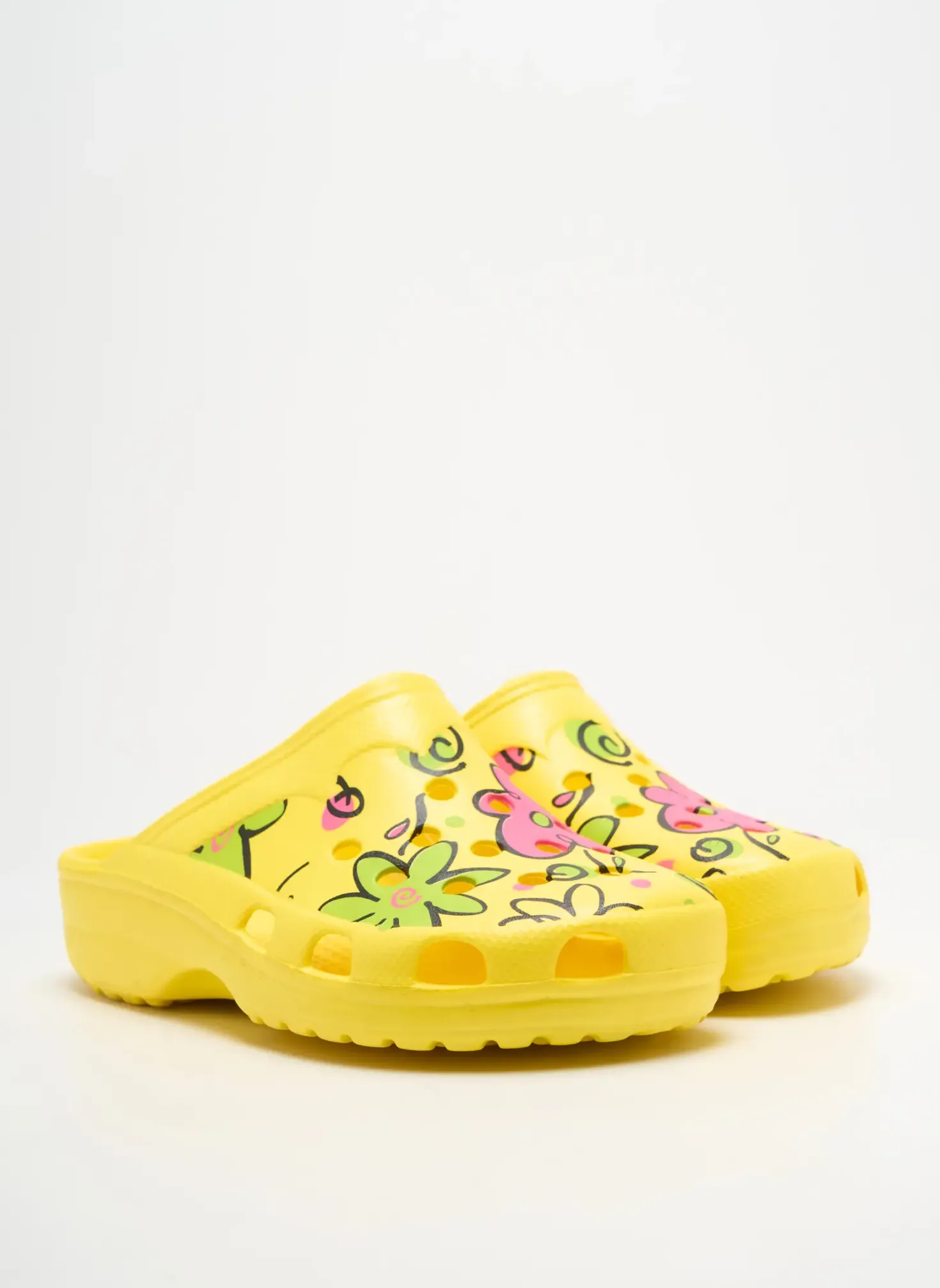 Mules/sabots Snogs Jaune Talon De 4 À 6cm