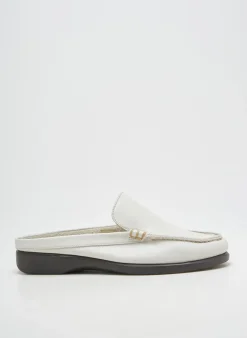 Mules/sabots The Flexx Blanc Talon Plat Jusqu'à 3cm
