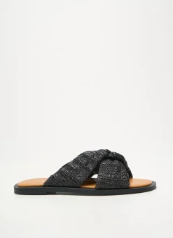 Mules/sabots Vanessa Wu Noir Talon Plat Jusqu'à 3cm