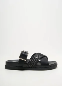 Mules/sabots Vanessa Wu Noir Talon Plat Jusqu'à 3cm