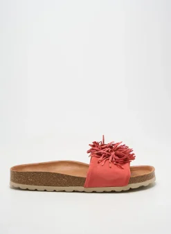 Mules/sabots Verbenas Rose Fonce Talon Plat Jusqu'à 3cm