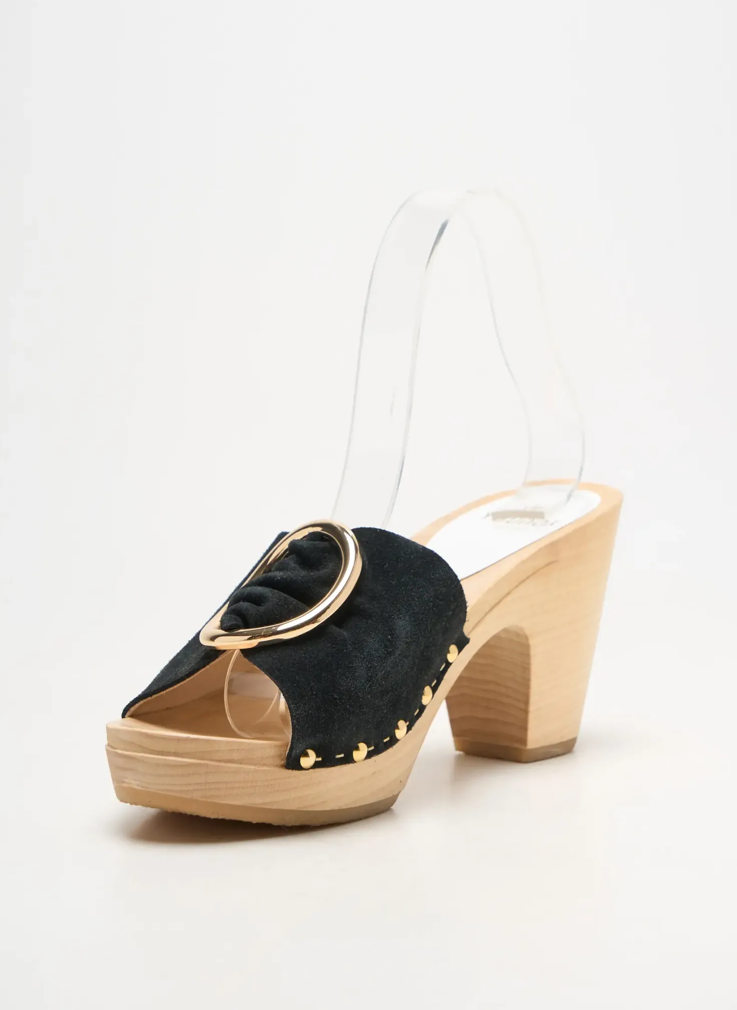 Mules/sabots Youyou Noir Talon De 4 À 6cm