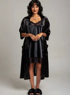 Nuisette/combinette Janira Noir