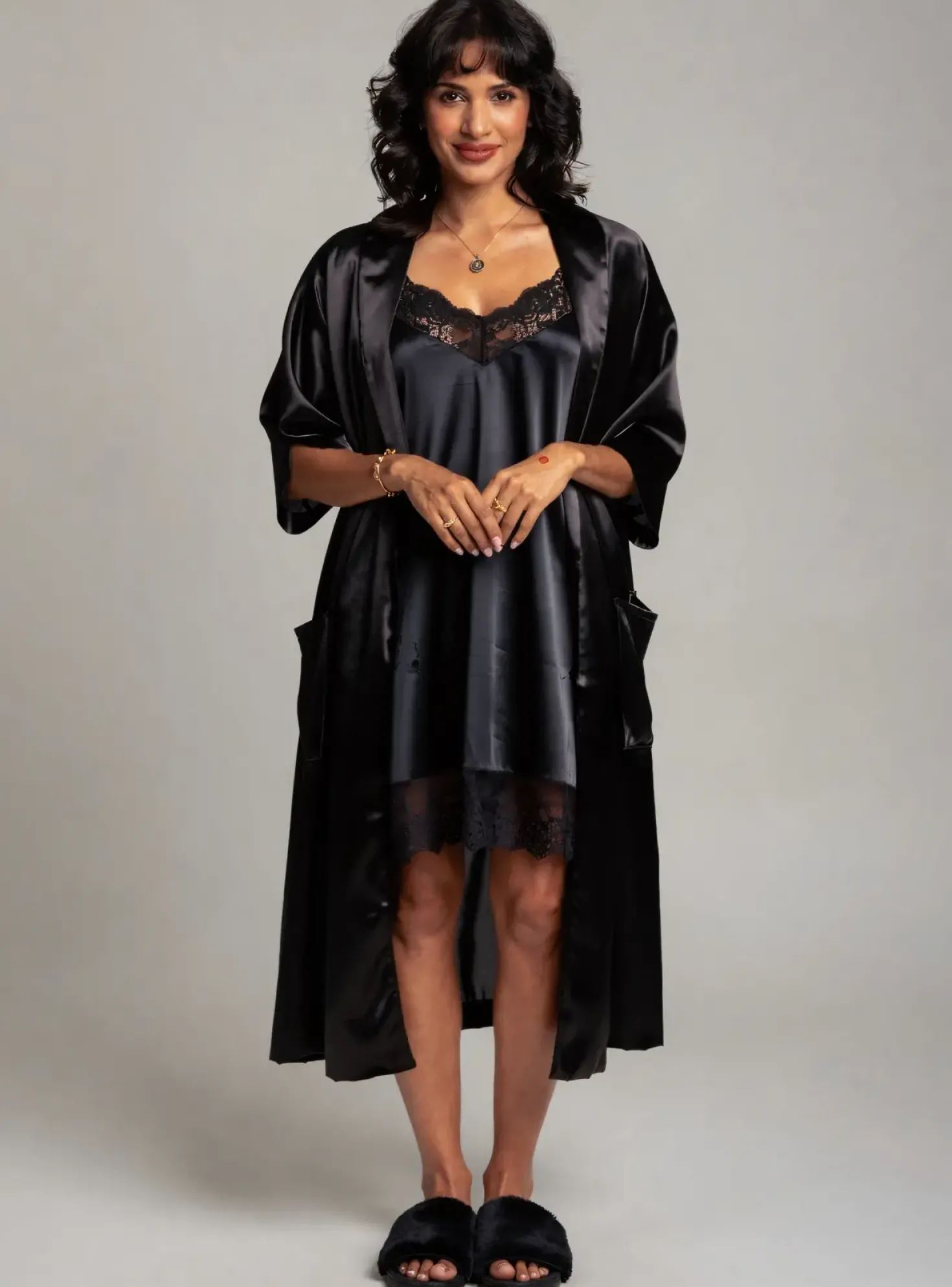Nuisette/combinette Janira Noir