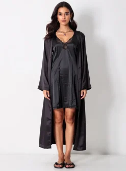 Nuisette/combinette Lingerie Elizabeth Noir