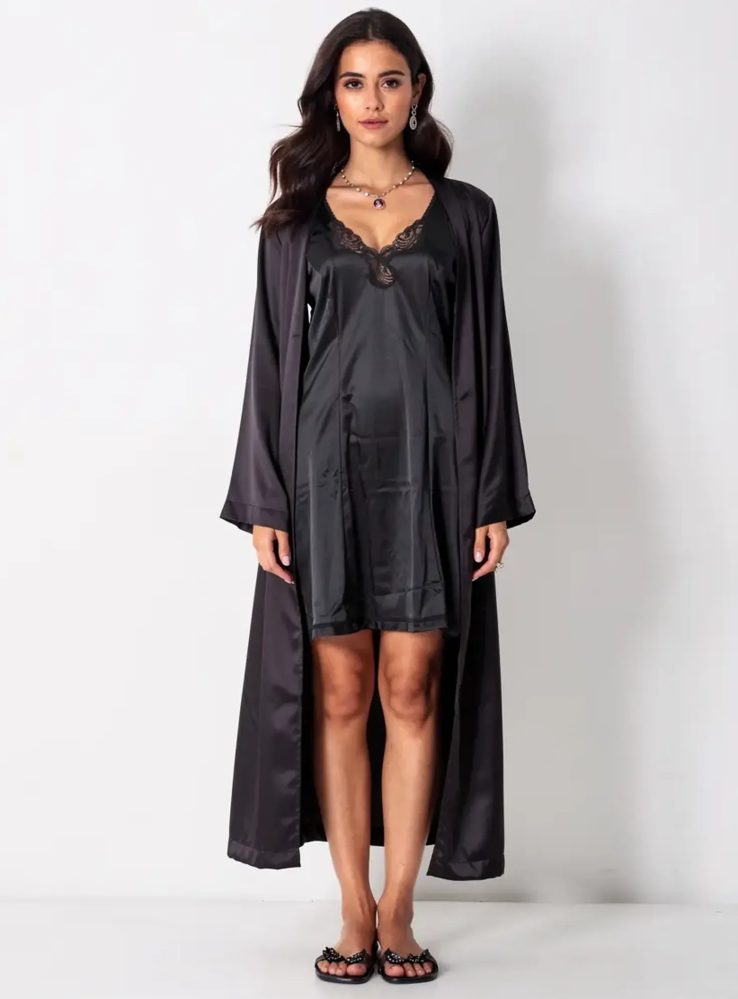 Nuisette/combinette Lingerie Elizabeth Noir