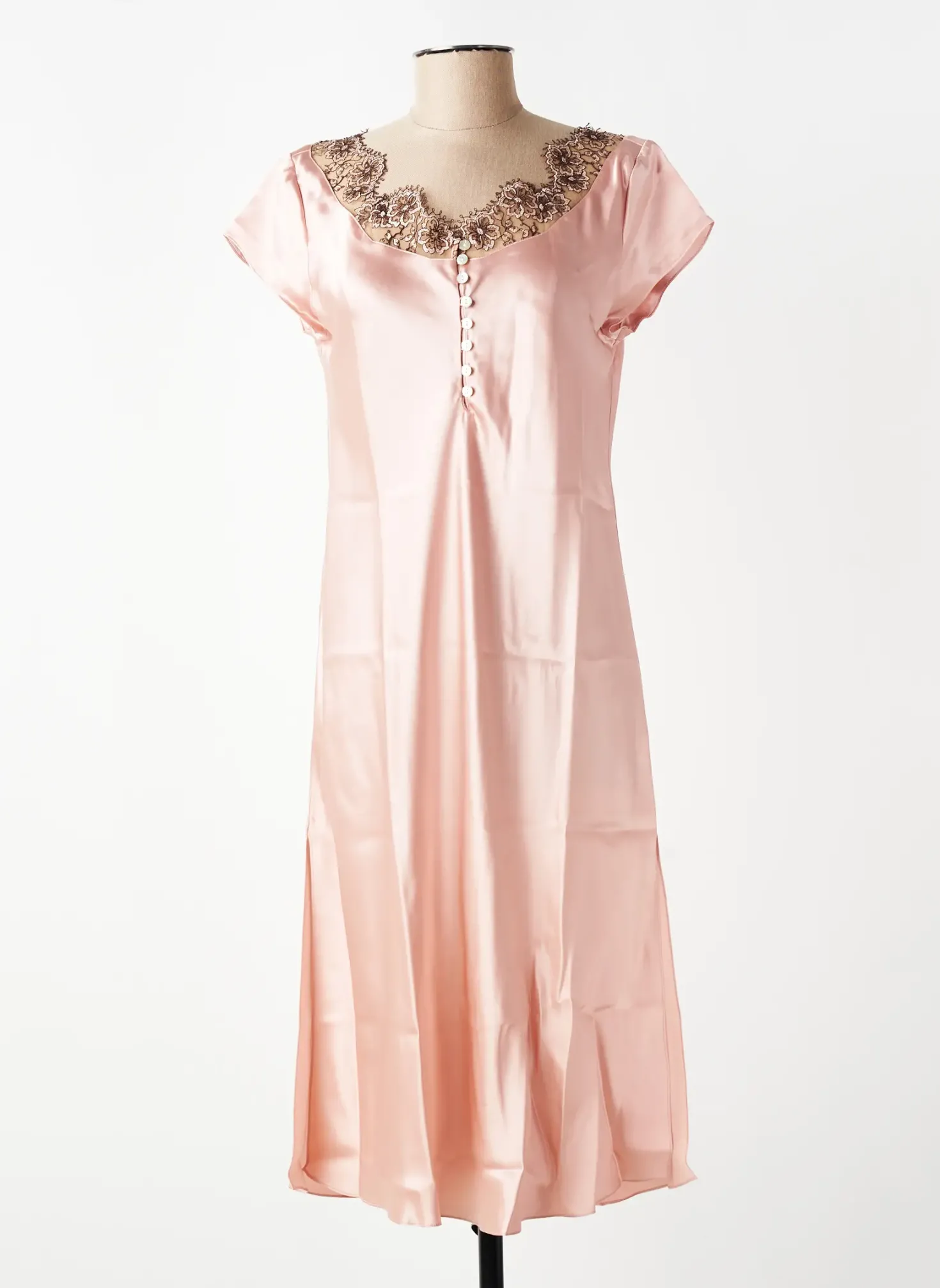 Nuisette/combinette Luna Di Seta Rose