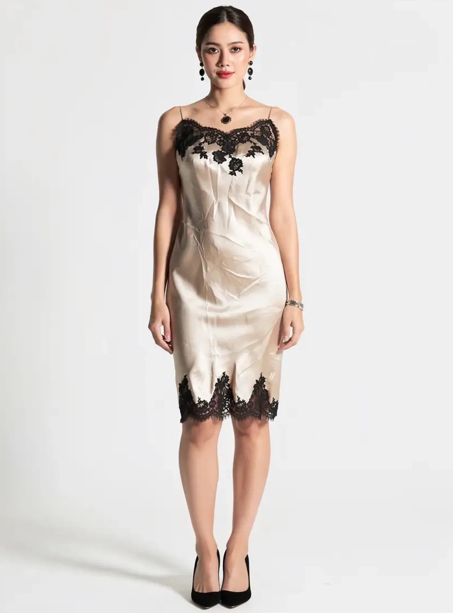 Nuisette/combinette Marjolaine Beige