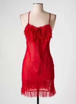 Nuisette/combinette Marjolaine Rouge