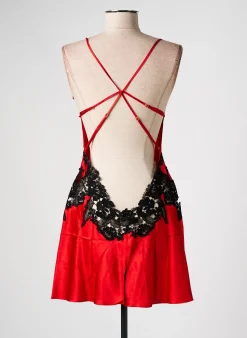 Nuisette/combinette Marjolaine Rouge