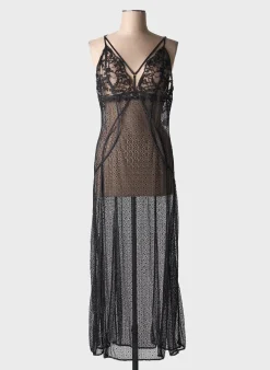 Nuisette/combinette Marjolaine Noir