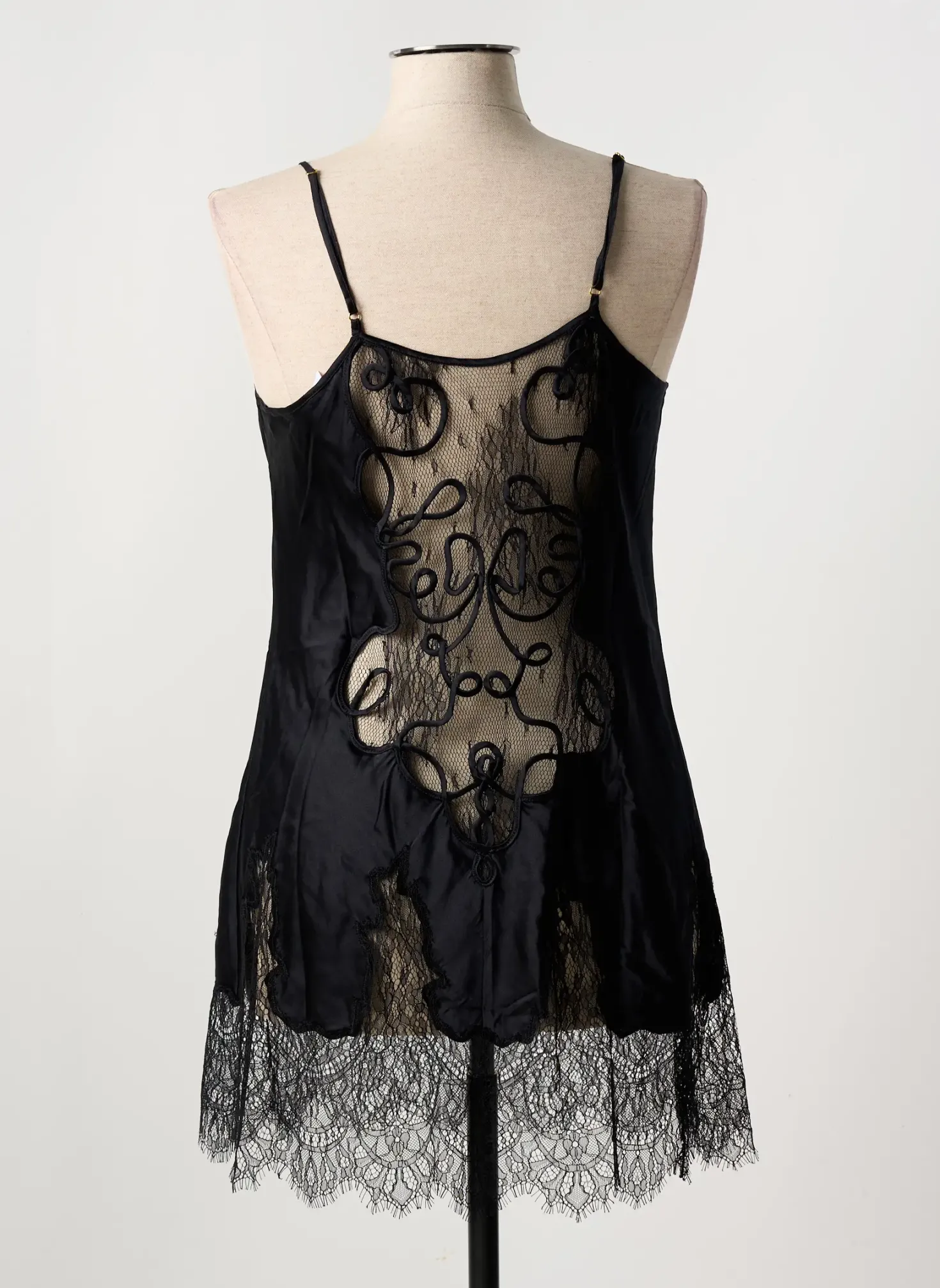 Nuisette/combinette Marjolaine Noir