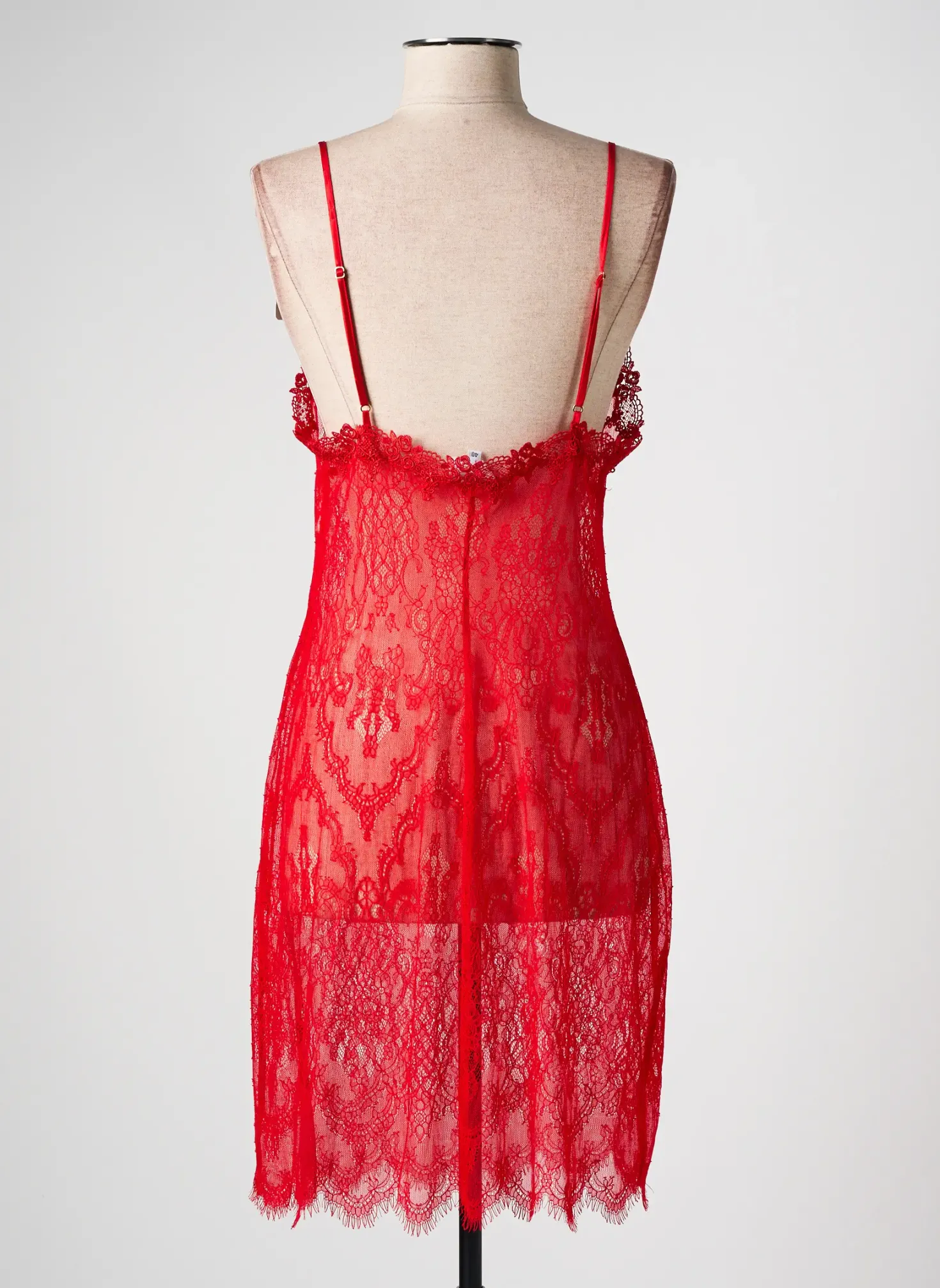 Nuisette/combinette Marjolaine Rouge