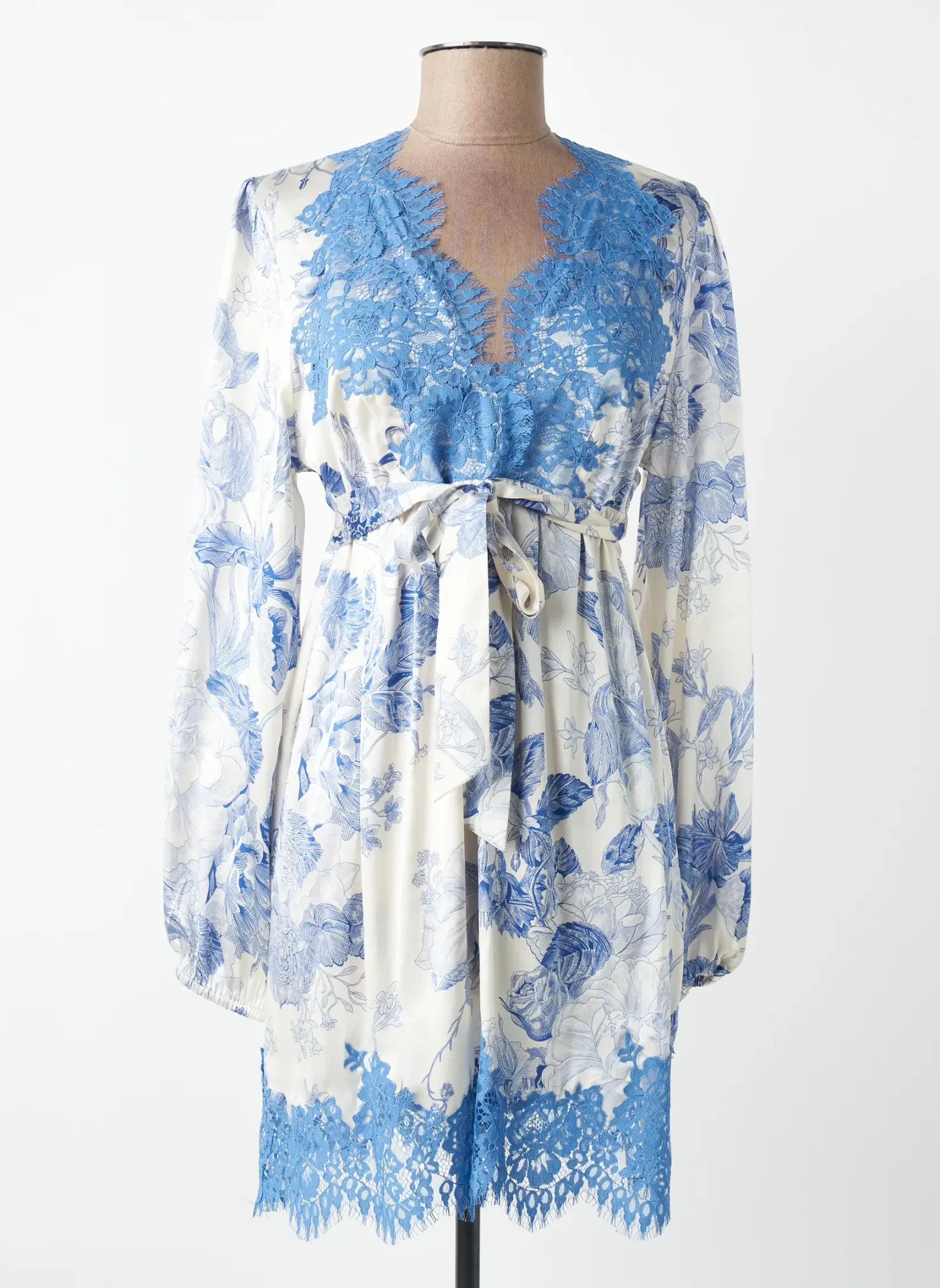 Nuisette/combinette Marjolaine Bleu