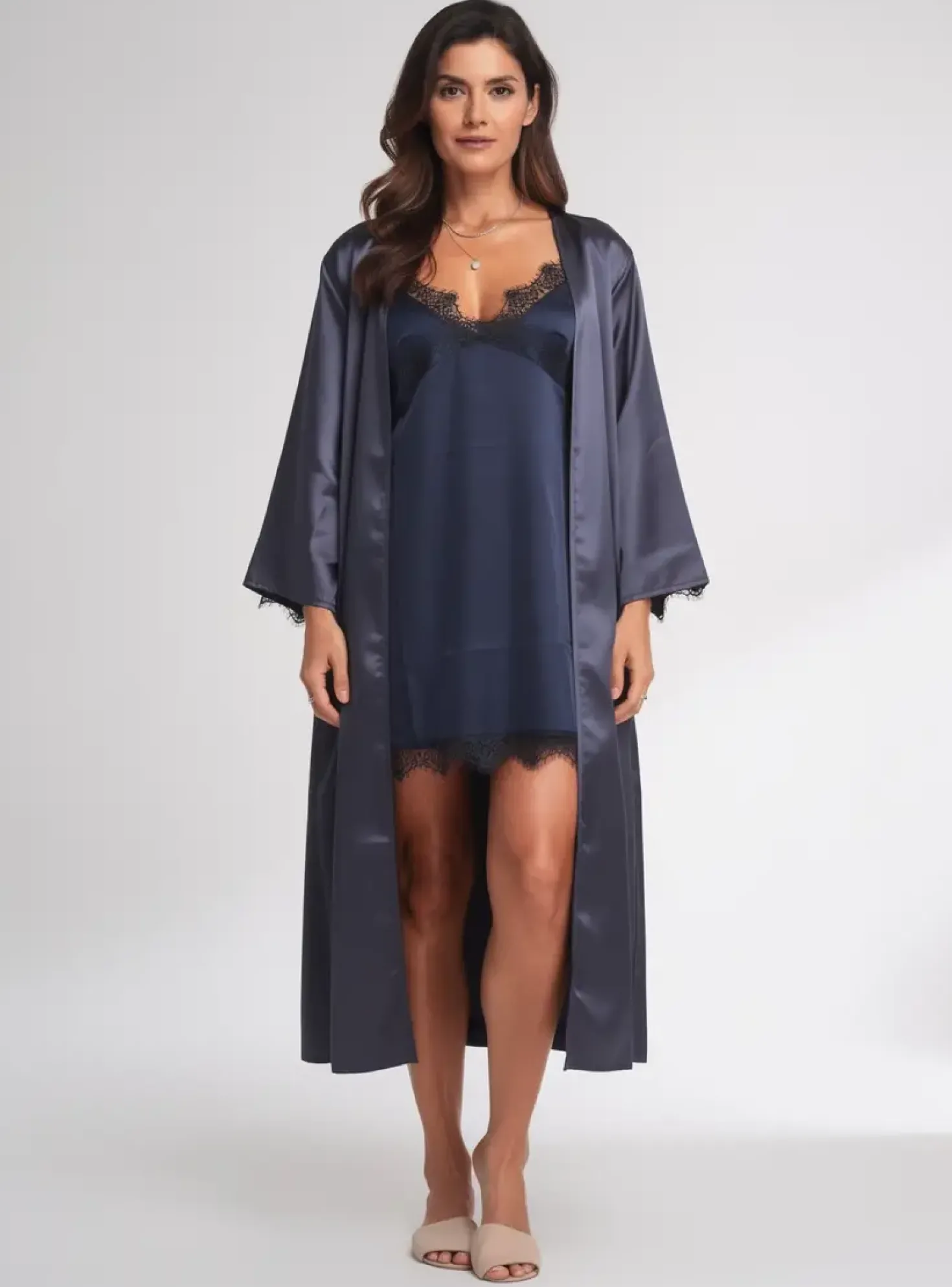 Nuisette/combinette Simone Perele Bleu