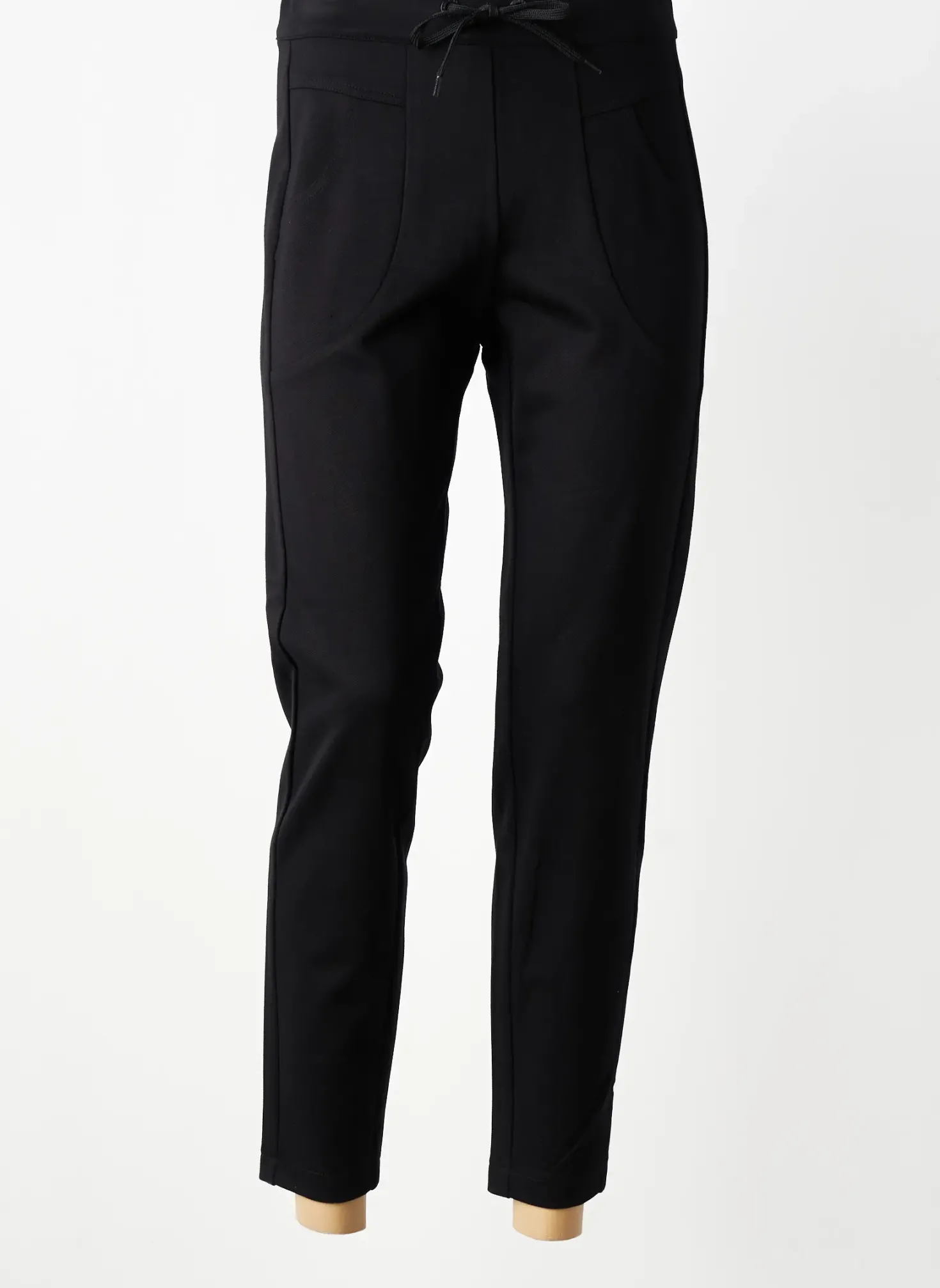 Pantalon 7/8 Andam Noir Taille Normale