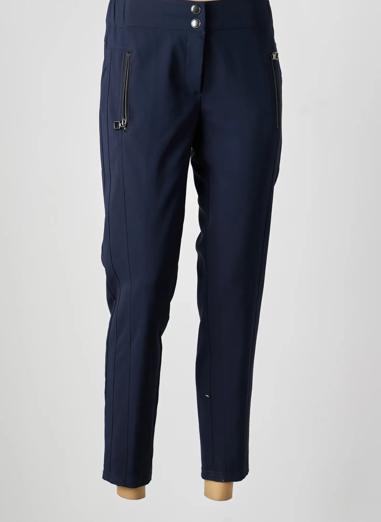 Pantalon 7/8 Betty Barclay Bleu Taille Normale
