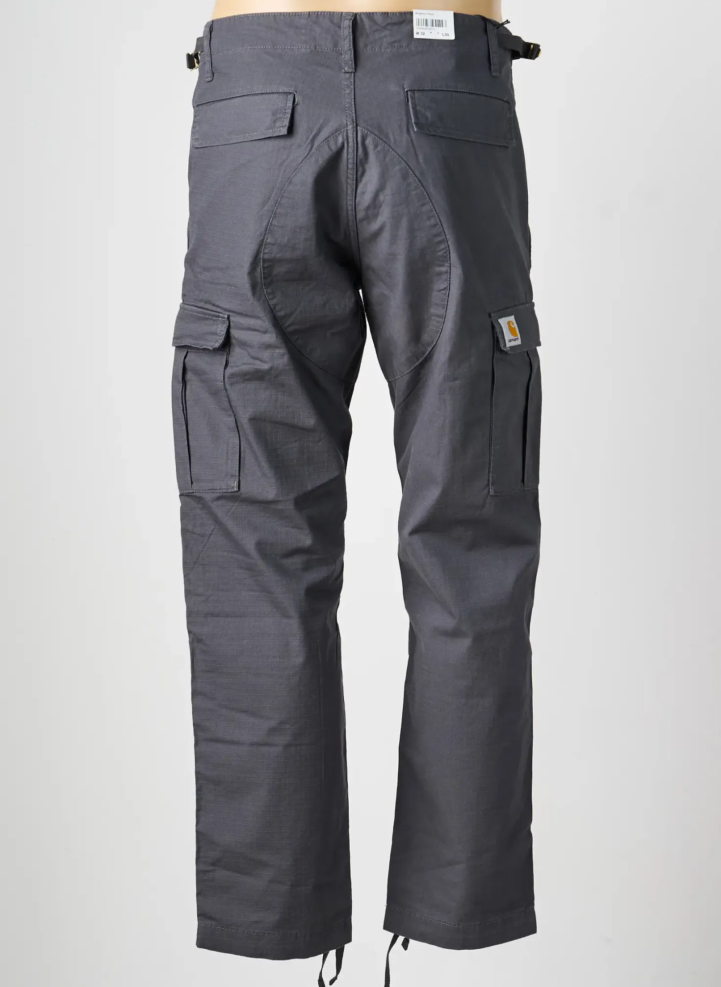 Pantalon Cargo Carhartt Gris Taille Normale