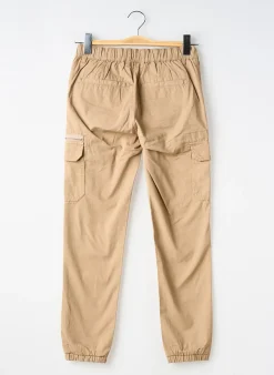 Pantalon Cargo Garcia Beige Taille Ajustable