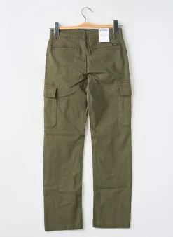Pantalon Cargo Garcia Vert Taille Ajustable