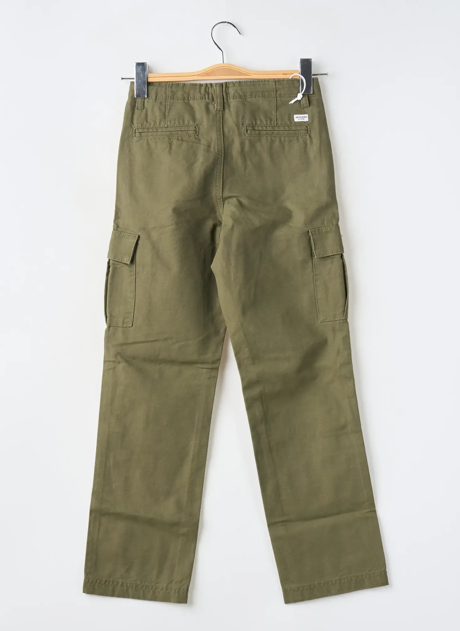 Pantalon Cargo Jack & Jones Vert Taille Ajustable