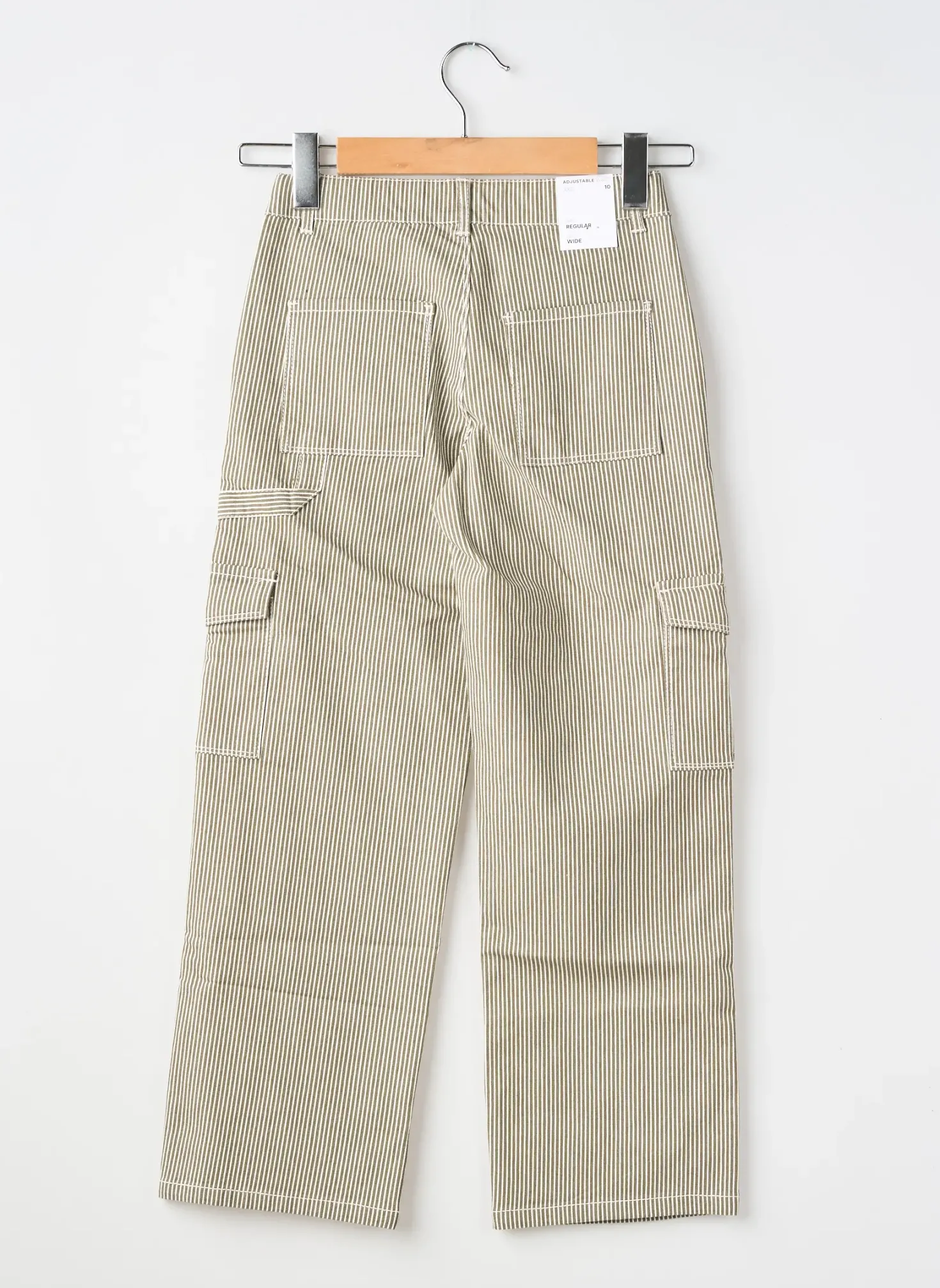 Pantalon Cargo Lmtd Vert Taille Élastique