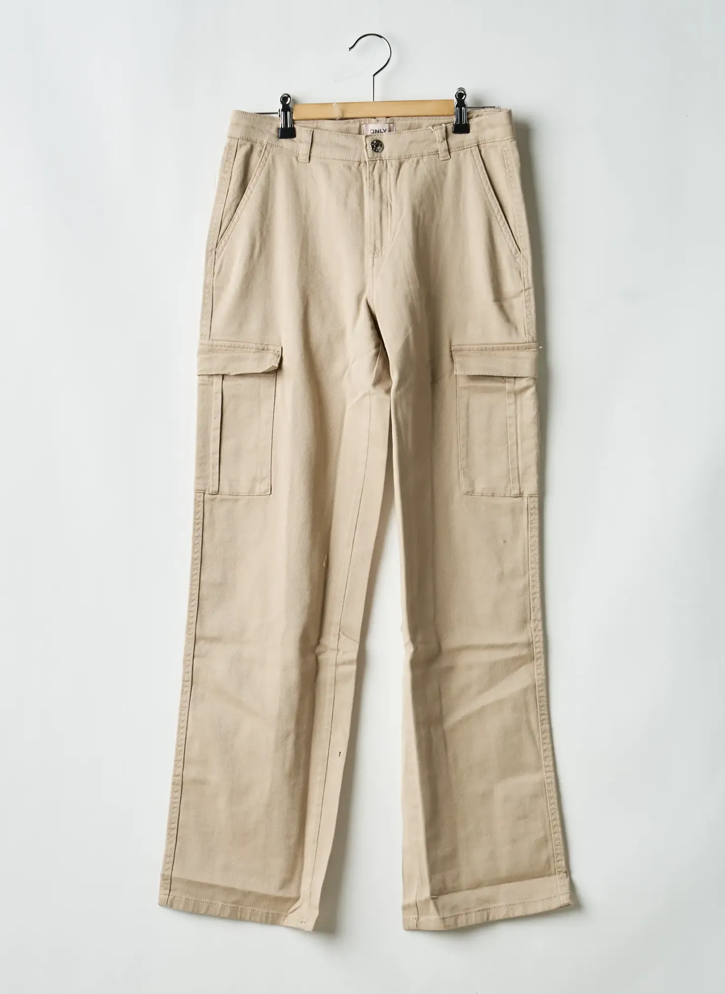 Pantalon Cargo Only Beige