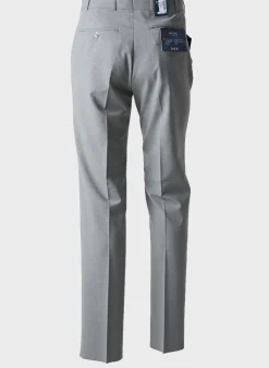 Pantalon Chino Brühl Gris Taille Haute