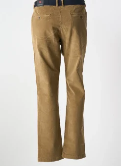 Pantalon Chino Cofox Marron Taille Normale