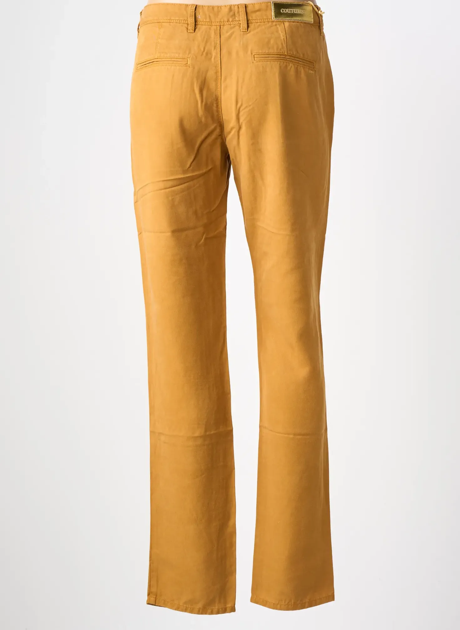 Pantalon Chino Couturist Jaune Taille Normale