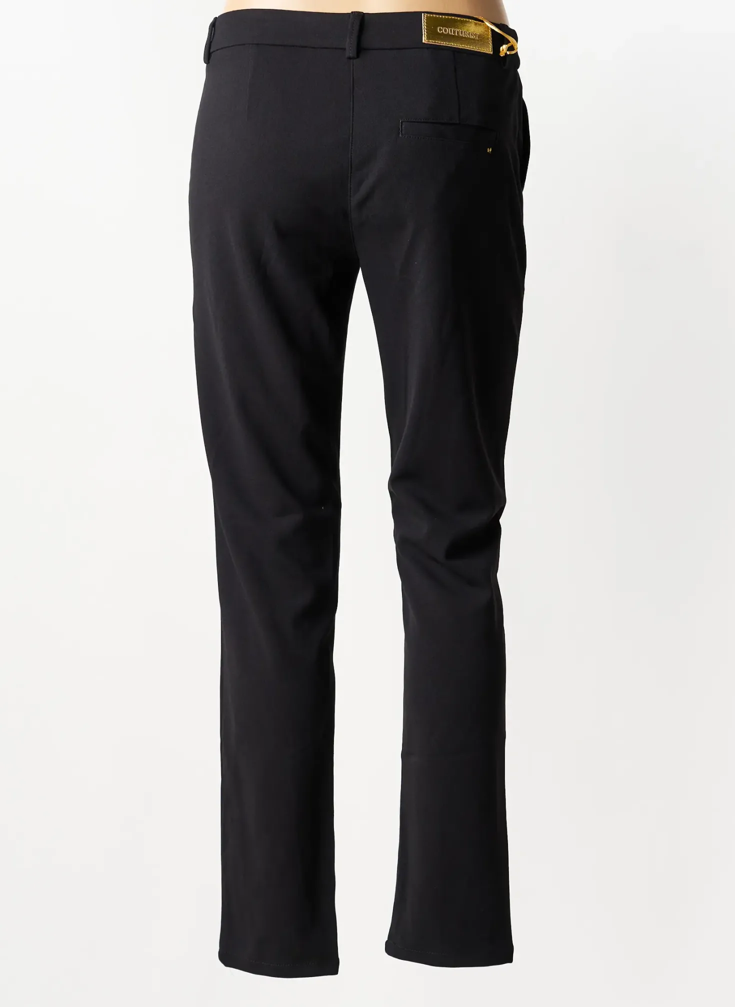 Pantalon Chino Couturist Noir Taille Normale