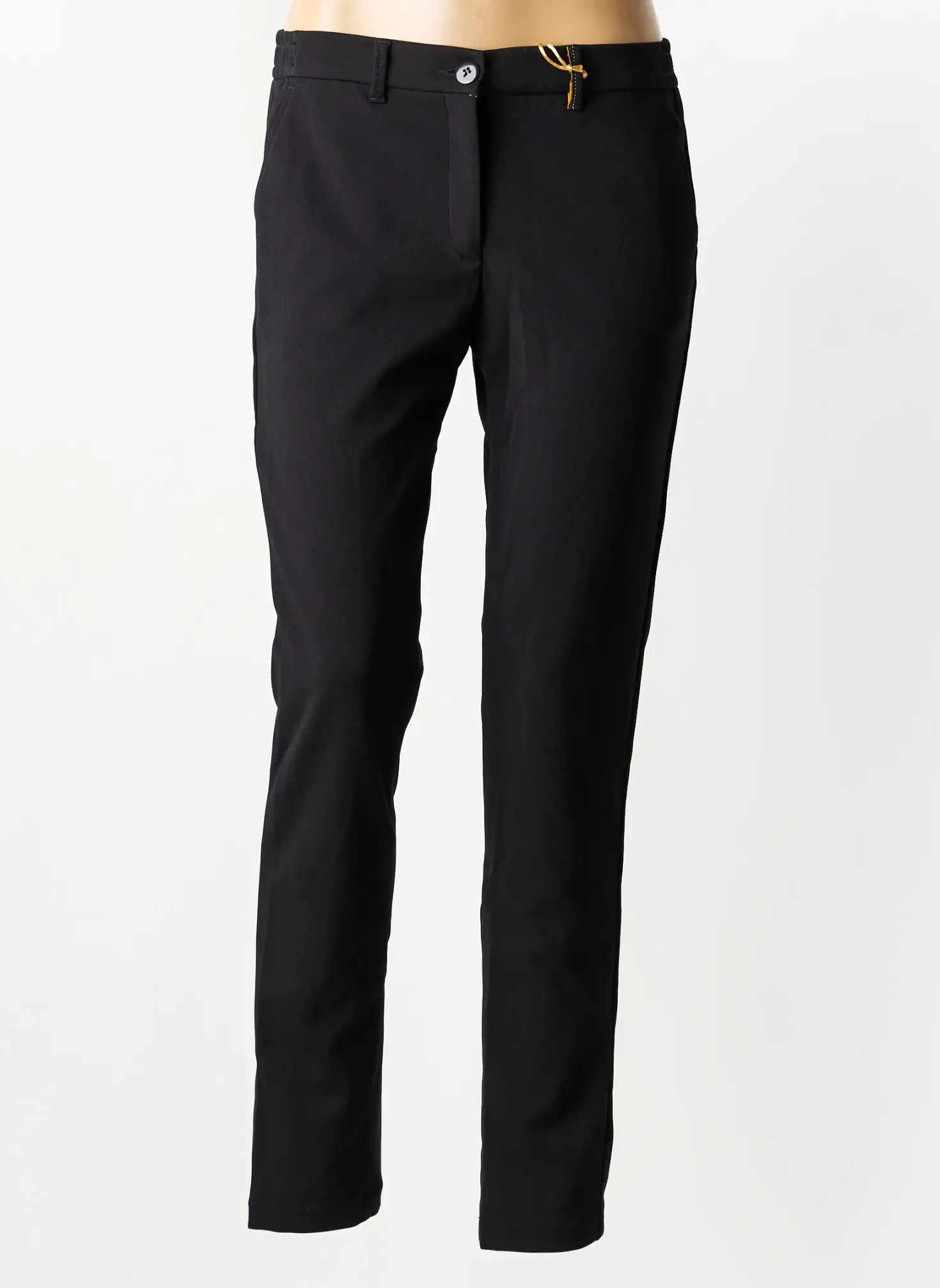 Pantalon Chino Couturist Noir Taille Normale