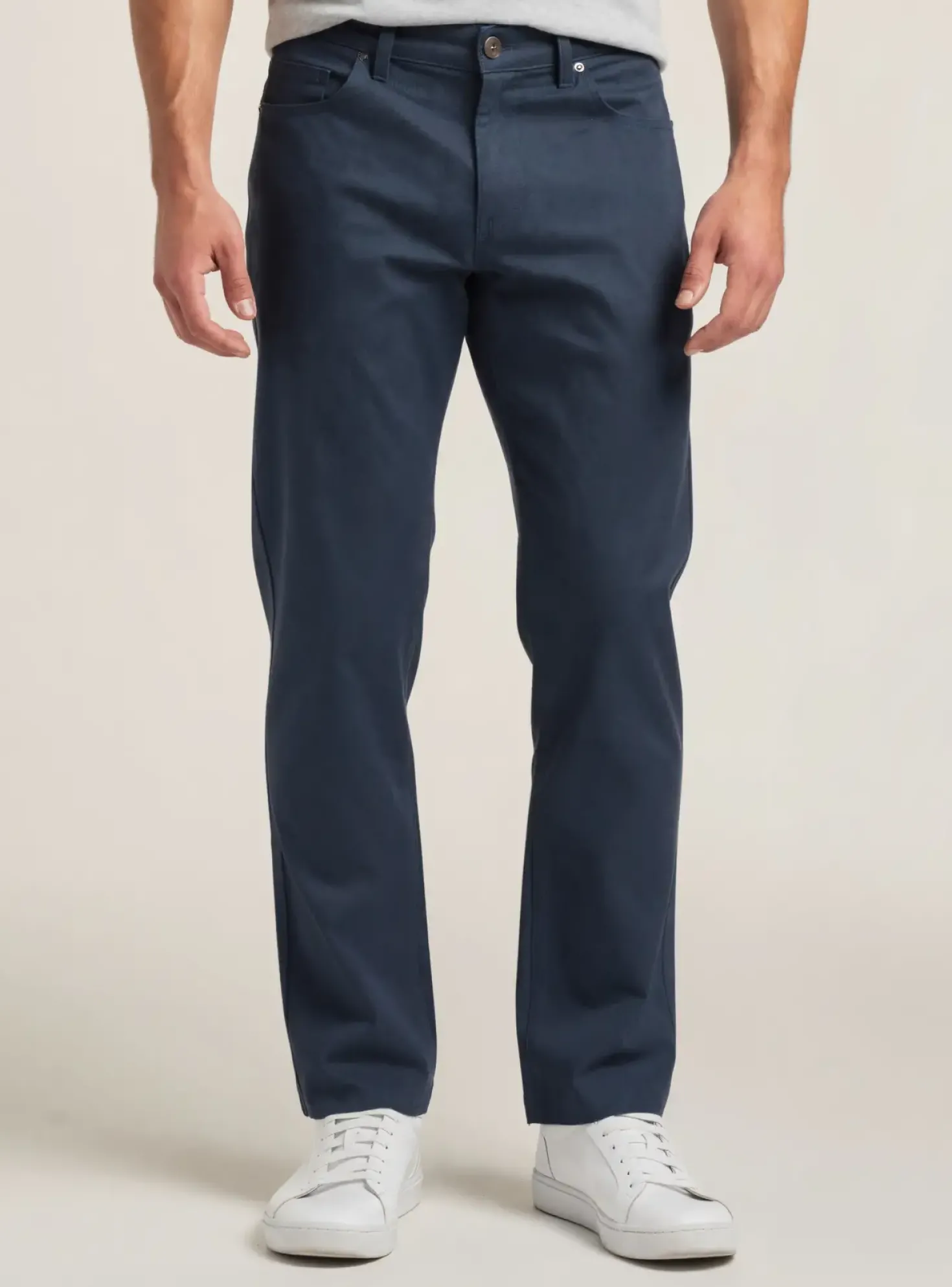 Pantalon Chino Delahaye Bleu