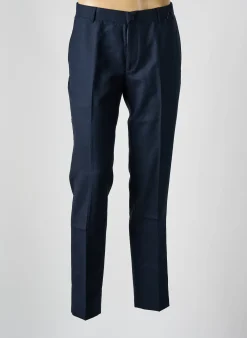 Pantalon Chino Eleven Paris Bleu Taille Normale