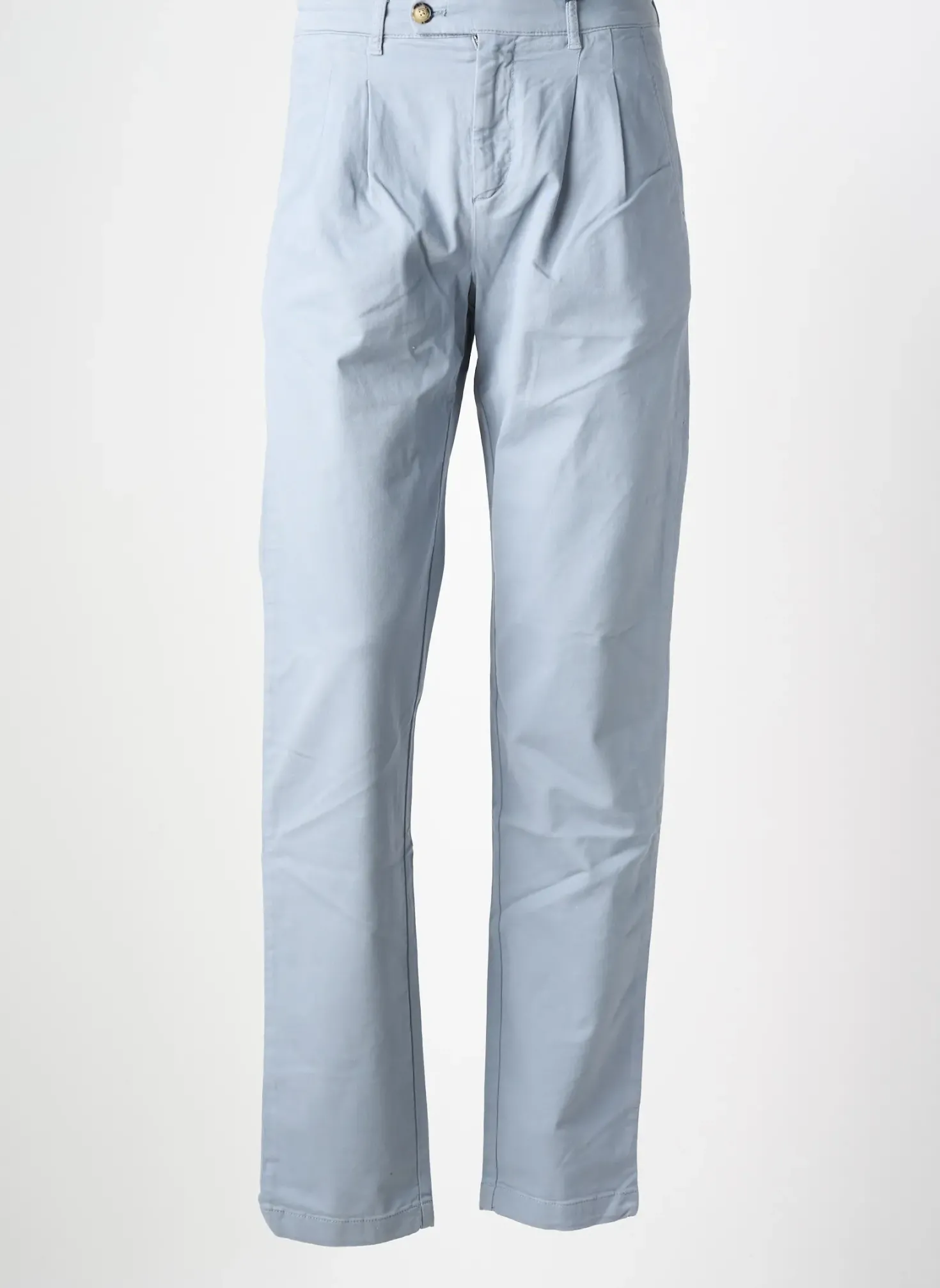 Pantalon Chino Faconnable Bleu Taille Normale