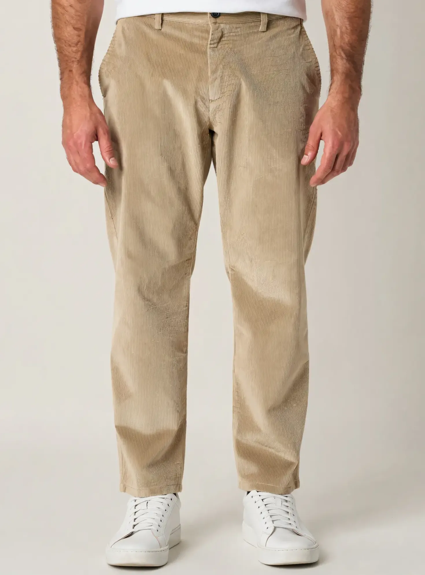 Pantalon Chino Fynch-hatton Beige Taille Normale