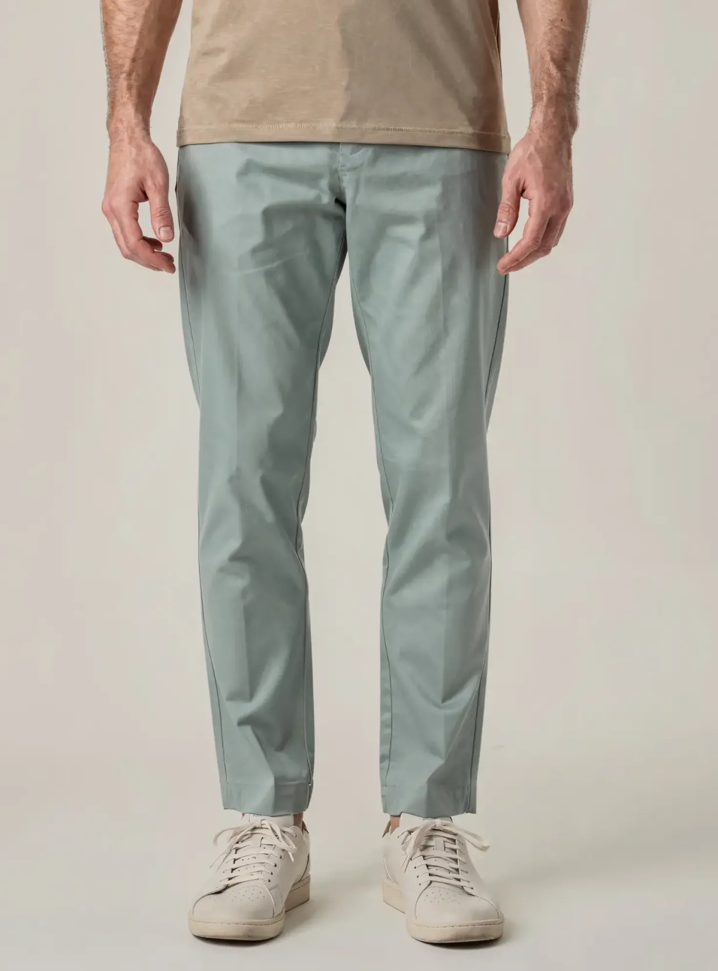 Pantalon Chino Gant Vert Taille Normale