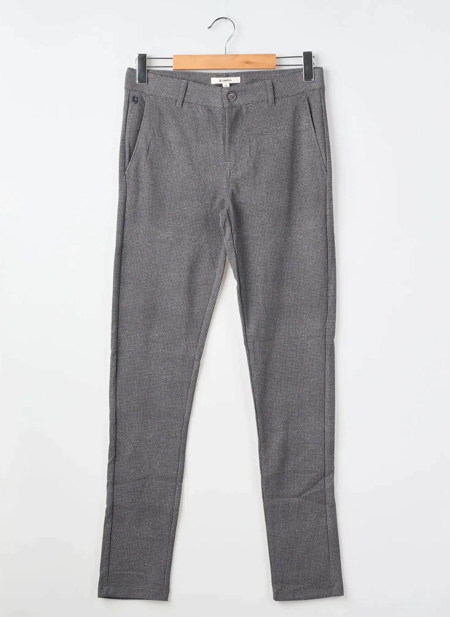Pantalon Chino Garcia Gris Taille Ajustable