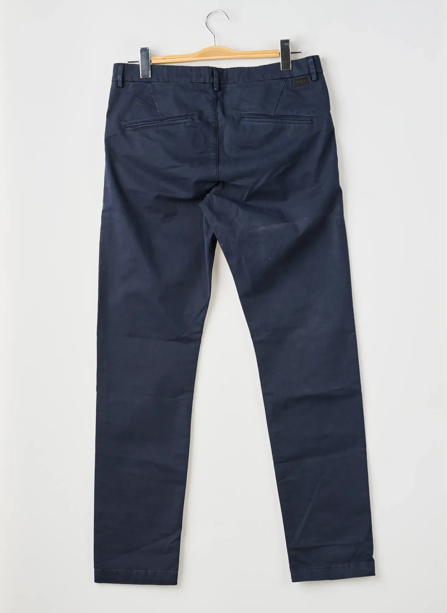 Pantalon Chino Ikks Bleu Taille Normale