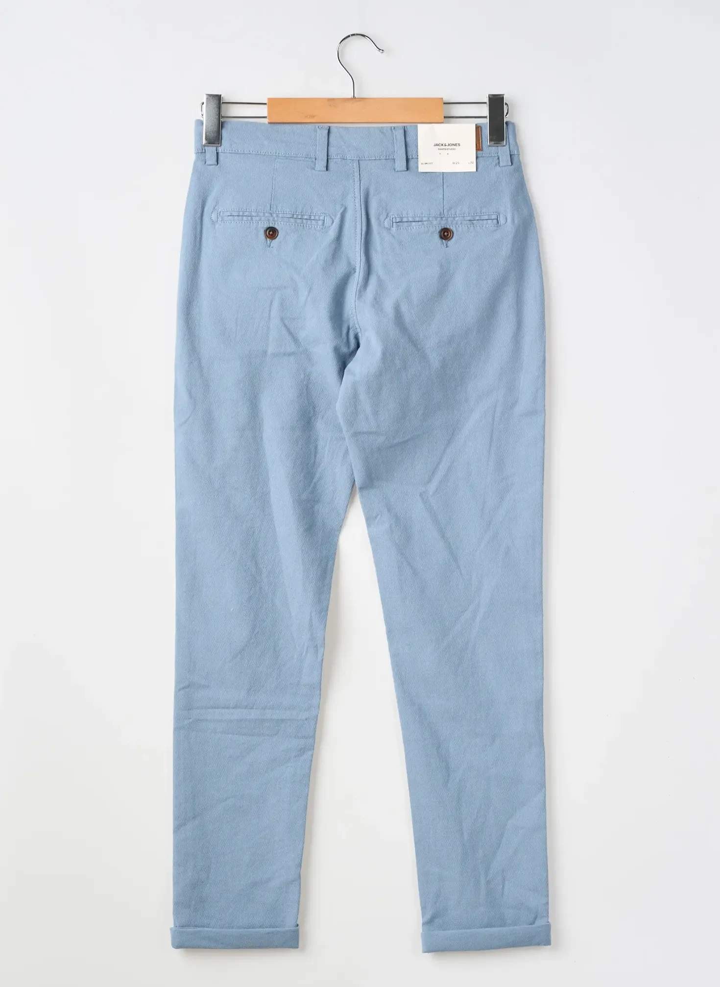 Pantalon Chino Jack & Jones Bleu Taille Normale