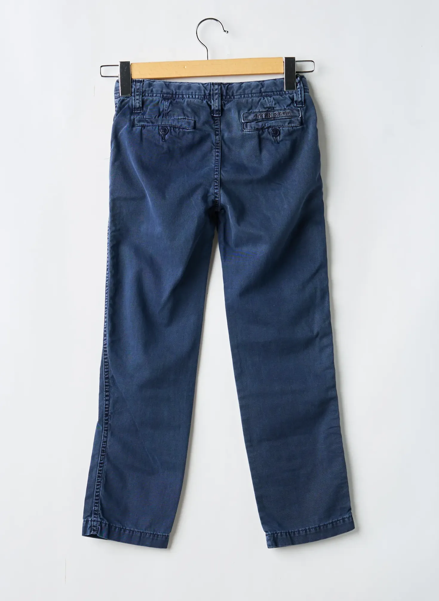 Pantalon Chino Japan Rags Bleu Taille Ajustable