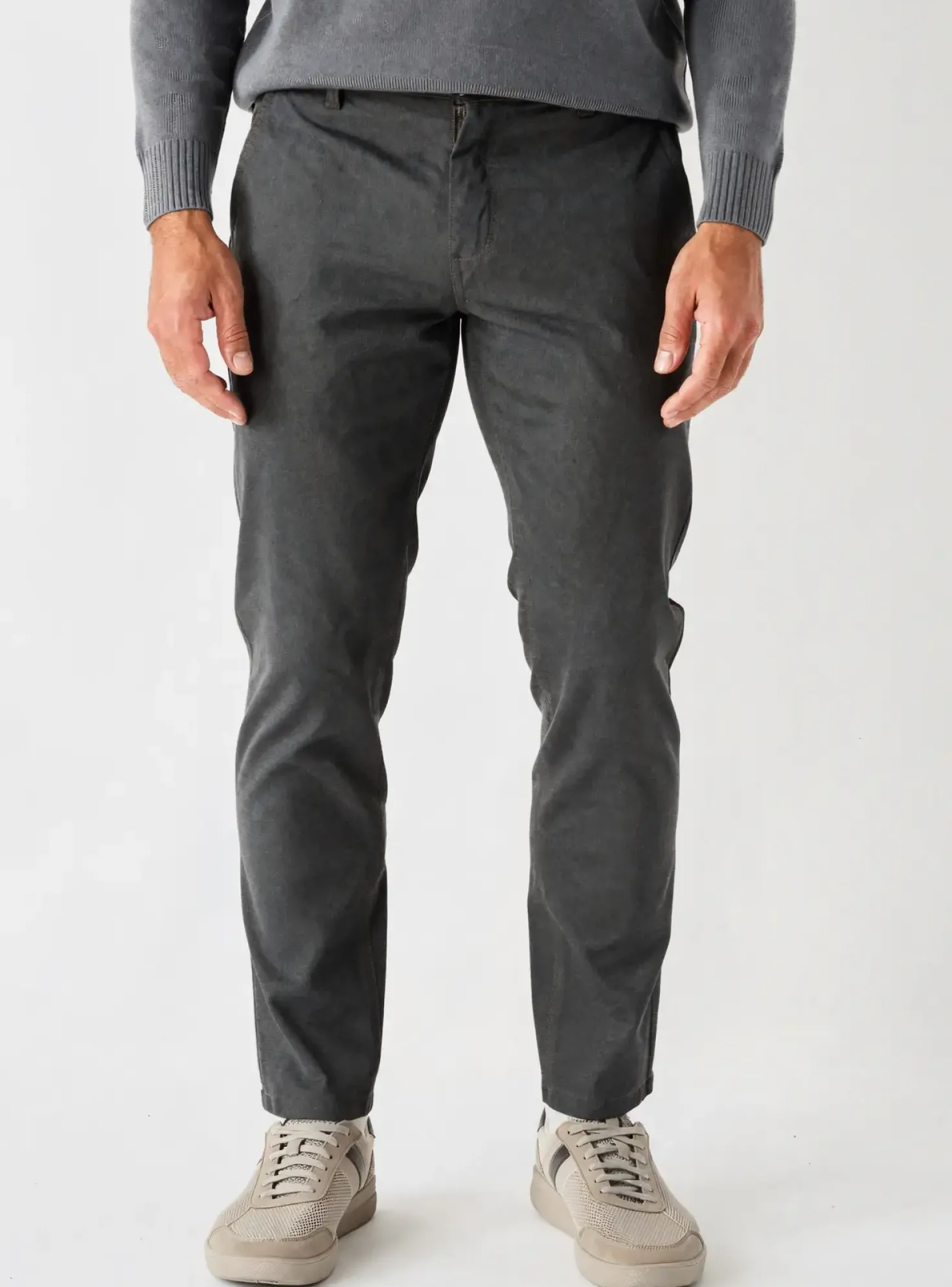 Pantalon Chino La Cible Rouge Noir Taille Normale