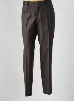 Pantalon Chino Lucan Marron Taille Normale